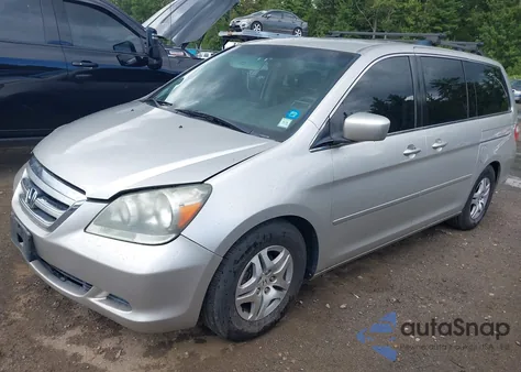 2007 Honda Odyssey Ex from USA, damaged, VIN 5FNRL38477B455205